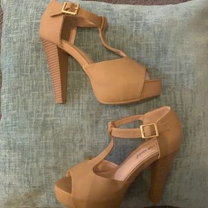Strap Open-Toe Heels